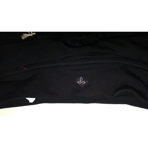 NWT Womens Black M Itzel PrAna Yoga Pilates Strappy Top Bra New Gym Cups Lattice - Picture 8 of 8